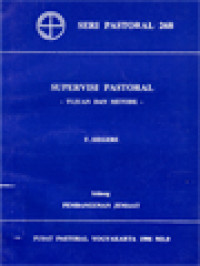 Image of Supervisi Pastoral: Tujuan Dan Metode - Pembangunan Jemaat