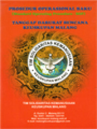 Image of Prosedur Operasional Baku (Standard Operating Procedure - SOP) Tanggap Darurat Bencana Keuskupan Malang