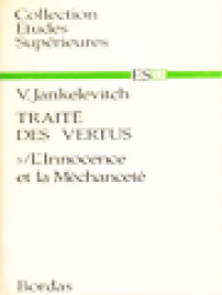 Image of Traité Des Vertus 3: L'Innocence Et La Méchanceté