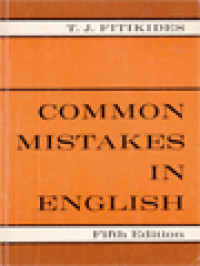 Image of Common Mistakes In English: With Exercises