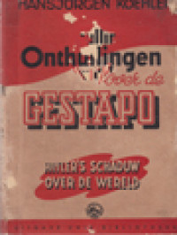 Image of Onthullingen Over De Gestapo: Hitler's Schaduw Over De Wereld