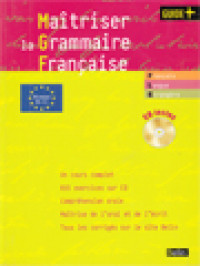 Image of Maîtriser La Grammaire Française: Grammaire Pour Étudiants De FLE-FLS (Niveaux B1-C1)