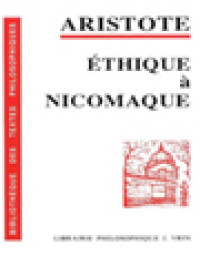 Image of Éthique à Nicomaque