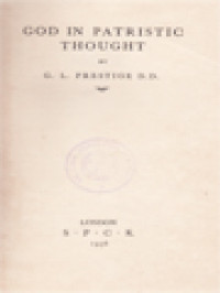 Image of God In Patristic Thought
