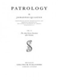 Image of Patrology II: The Ante-Nicene Literature After Irenaeus