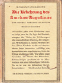 Image of Die Bekehrung Des Aurelius Augustinus: Der Innere Vorgang In Seinen Bekenntnissen