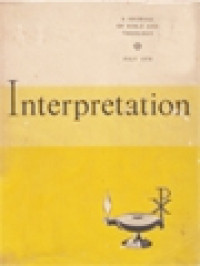 Image of Interpretation: A Journal Of Bible And Theology