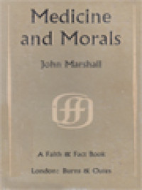 Image of Medicine And Morals
