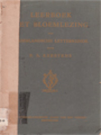 Image of Leerboek Met Bloemlezing Der Nederlansche Letterkunde