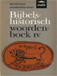 Image of Bijbels-Historisch Woordenboek IV: Orpheus-Sefanja