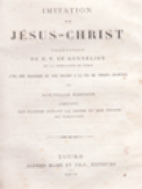 Image of Imitation De Jésus-Christ: Traduction Nouvelle, Avec Une Pratique Et Une Prière à La Fin De Chaque Chapître