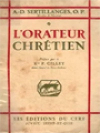 Image of L'orateur Chretien: Traite De Predication
