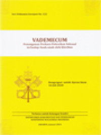 Image of Vademecum: Penanganan Perkara Pelecehan Seksual Terhadap Anak-Anak Oleh Klerikus