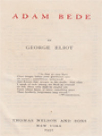 Image of Adam Bede I
