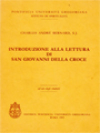 Image of Introduzione Alla Lettura Di San Giovanni Della Croce