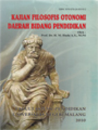 Image of Kajian Filosofis Otonomi Daerah Bidang Pendidikan