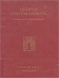 Image of Corpus Christianorum, Continuatio Mediaeualis I: Aelredi Rievallensis Opera Omnia, 1. Opera Ascetica