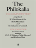 The Philokalia: The Complete Text IV (Compiled By St.Nikodimos Of The Holy Mountain And St. Makarios Of Corinth)
