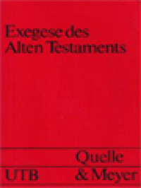 Image of Exegese Des Alten Testaments: Einführung In Die Methodik