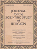 Journal For The Scientific Study Of Religion