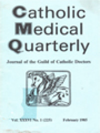 Image of Catholic Medical Quarterly
