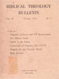 Biblical Theology Bulletin