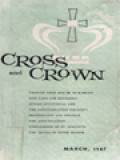 Cross And Crown: A Thomistic Quarterly Of Spiritual Theology, Vol. XIX, No. 1 - March 1967