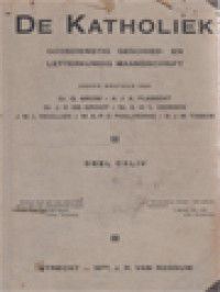Image of De Katholiek. Godsdienstig, Geschied- En Letterkundig Maandschrift