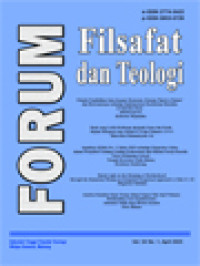 Image of Forum Filsafat: Filsafat Pendidikan  Jean-Jacques Rousseau: Konsep 'Back To Nature' Dan Relevansinya Terhadap Implementasi Kurikulum Merdeka Di Sekolah Dasar; Buah Yang Lebih Berharga Dari Pada Emas Dan Perak: Kajian Eksegetis Atas Amsal 8:19 Dan Yohanes 15:4-5; Implikasi SEMA No. 2 Tahun 2023 Terhadap Disparitas Cultus Dalam Perspektif Undang-Undang Perkawinan Dan Hukum Gereja Katolik; Sheds Light On The Meaning Of Brotherhood Through The Samaritan Woman An Integrated Exegetical Approach To John 4:1-12; Analisis Karakter Iman Tomas Dalam Empat Teks Injil Yohanes Berdasarkan Teori Karakterisasi; Pancasila Sebagai Agama Sipil? Analisis Kritis Dalam Kerangka Teologi Publik Kristen Di Indonesia; Aristotle On Notion Of Chance And Fortune; Searching Meaning In A Rough Place Of Education System