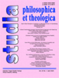 Studia Philosophica Et Theologica: Kant's Moral Principles As Guidelines In Addressing The Issue Of Cyberbullying; Cultural Transformation Through Contextual Mission Approach In The Digital Age; Christmas Grotto As An Art For Experiencing Divine Humility; Jesus Christ As Social Philosopher: The Inclusive Sociability And Its Implications For Christians In Indonesia; The Dayak Tribe's Bonum Commune Crisis: Traditioonal Framing Versus Modern Economic Activities; The Challenge And Relevance Of The Vow Of Obedience Today: Reflection On Spirituality Based On Constitution Of The OSF Reute Sibolga Congregation; Synodality And Kerygma: Women's Involvement In Evangelization In St. Pius X Bengkayang Parish, West Borneo; The Impact Of Post-Modernism And Of Post-Truth On Indonesian Society And The Christian Mission: A Philosophical-Theological Perspective