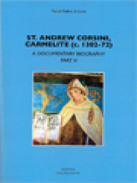 Image of St. Andrew Corsini, Carmelite (c. 1302-72) A Documentary Biography Part II