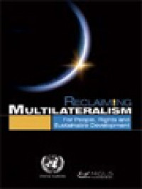 Image of Reclaiming Multilateralism: For People, Rights And Sustainable Development