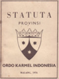 Statuta Provinsi Ordo Karmel Indonesia 1976
