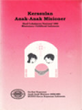 Kerasulan Anak-Anak Misioner: Hasil Lokakarya Nasional 1996 Missionary Childhood Indonesia