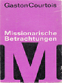 Image of Missionarische Betrachtungen