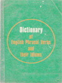 Image of Dictionary Of English Phrasal Verbs And Their Idioms