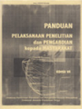 Panduan Pelaksanaan Penelitian Dan Pengabdian Kepada Masyarakat