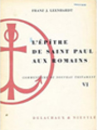 Image of L'Épitre De Saint Paul Aux Romains: Commentaire Du Nouveau Testament VI