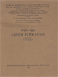ספר ירמיה (Liber Jeremiae)