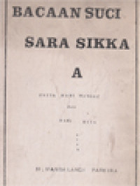 Image of Bacaan Suci Sara Sikka A: Untuk Hari Minggu Dan Hari Raya