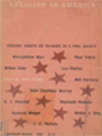 Image of Religion In America: Original Essays On Religion In A Society / John Cogley (Edited)