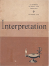 Image of Interpretation: A Journal Of Bible And Theology
