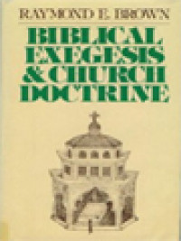 Image of Biblical Exegesis And Church Doctrine