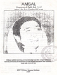 Image of Amsal: Mencari Kebijaksanaan Dalam Kehidupan (Pengantar & Tafsir Bab 1-5,8)