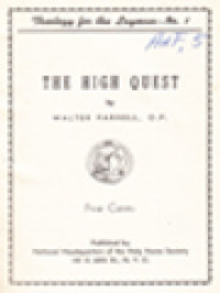 Image of The High Quest