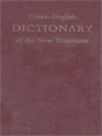 Image of Greek-English Dictionary Of The New Testament