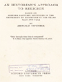 Image of An Historian's Approach To Religion