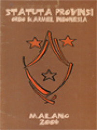 Image of Statuta Provinsi Ordo Karmel Indonesia 2006