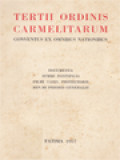 Tertii Ordinis Carmelitarum: Conventus Ex Omnibus Nationibus