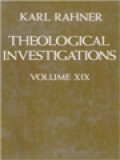 Theological Investigations, Volume XIX: Faith And Ministry